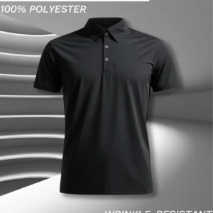 Men's polyester polo shirts, available in multiple colors, meet your daily life needs and are suitable for business commuting.