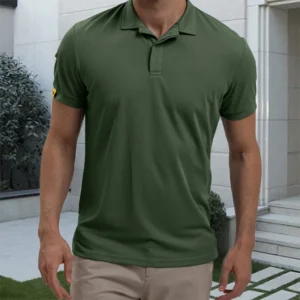 Men s Casual Short Sleeve Button Down Shirt with Turn-down Collar Solid Color Summer Top for Daily Wear and Outings